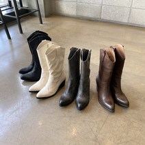 클래식룩 여성 웨스턴부츠 하이힐 7cm (4 Colors)