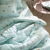 멜루나 아이피부를 생각한 곰돌이 파스텔 차렵이불