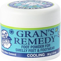 그랜즈레미디 풋파우더 포 스멜리 핏 앤 풋웨어 쿨링 50g, 1개, 1개