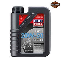 리퀴몰리 할리데이비슨 엔진오일 HD Synth 20W-50 Street, HD Synth 20W-50 Street (1L), 1개