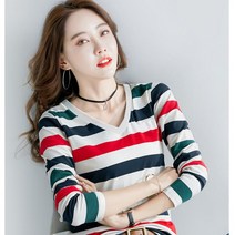 밍키비 Minky Bee 100108B 스트라이프 줄무늬긴팔 티셔츠