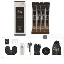 씨드비 물염색 시즌2 프리미엄 4회분(1박스) + 고급염색키트, 미디엄브라운