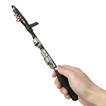 orrudo 낚시 도구 qb300083 낚싯대 스윙 유형의 소형 막대 유리 앰프 탄소 바닷물 앰프용 민물용 휴대용 경량낚싯대 스피닝릴용 수납가방 시마노 다이와 솔티가 히라메, 1.7m