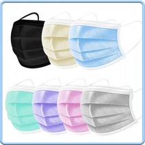 초이스마스크 대형 한파우치 MB필터 컬러덴탈마스크 당일발송 50매 다양한컬러 8가지, 민트