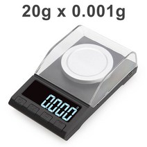 톤백저울 1톤저울 크레인 매달림 저울 0.001g 고정밀 디지털 캐럿 저울 약용 전자 보석 금 세균 실험실 밀, 02 20g 0.001g