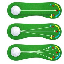 실내 골프 퍼팅 연습기 홈 오피스 퍼팅연습기 매트 퍼터 퍼팅매트 그린 세트 연습 카펫, J