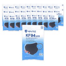 애니가드 KF94 입체형 황사마스크(새부리형)_대형, 1개입, 30개, 검정