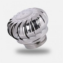 환풍기304 스테인레스 스틸 지붕 환풍기 풍력 터빈 공기 다락방 직경 100/110/150mm 파이프핏 팬, 02 150mm