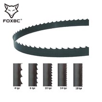 가성비 좋은 FOXBC 2PCS Scheppach 1486/2095/2369/2895/3430mm 용 Bandsaw 블레이드 6 TPI 6.5MM 너비 탄, 01 0.35mm_04 2895MM