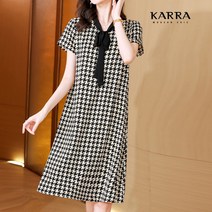 KARRA 패턴배색미디원피스_A0533M