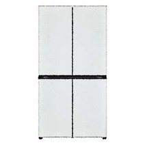 디오스 매직스페이스 냉장고 화이트 870L [T873MWW111]