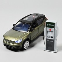 볼보 XC40 전기차 1대32 자동차 모형 다이캐스트 청년K쇼핑, 그린 + 충전기 모형