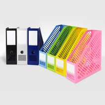 카파맥스 고정식 서류꽂이 화일박스 1단 화일꽂이, 연두