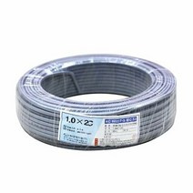 ETC 장원형전선 1.0SQx2C (80M) 산업용품 케이블, 1