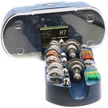 LIGHTWORLD24 자동차 H7 조명 퓨즈 세트 12V 30개 자동차 램프 전구 브레이크 라이트 자동차 램프 상자 램프 교체 상자-37750, H7 교체용 전구 BOX