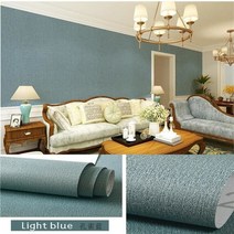 써모사이딩 거실아트월 템버보드 폼패널 천 벽지 self adhesive pvc room, 삼베 하늘색, 60x300cm