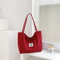 엘베라노 Ellen 빅사이즈 캔버스 에코백 쇼퍼백 숄더백 가방 5color