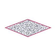 등산손수건 실크 스카프 두건 다이아몬드 모양 럭셔리 말굽 단추 hijab 목 목도리