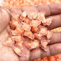 공예 부속 매트/투명도/AB 컬러 아크릴 나비 비즈 15mm 30 개 쥬얼리 제작 용 느슨한 스페이서 DIY 수제, 03 14