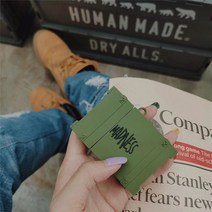 밀리터리 매드니스 에어팟 1세대 2세대 케이스, 카키, 에어팟케이스