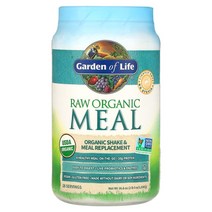 가든오브라이프 (가든 오브 라이프) 무가공 오가닉 식사 셰이크 + 대용식 1038g(2lb 5oz), 36.6 온스