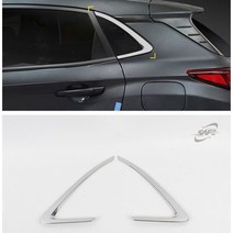 LDR876966ETC 코나 C필러 몰딩 크롬 필러 커버 가드 튜닝, 1개