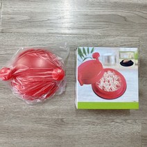버거프레스 햄버거 패티 누르개 Ays Roto 슈레더 치킨 다진 기계 소고기 파쇄 요리 액세서리 버거 프레스, 02 빨간