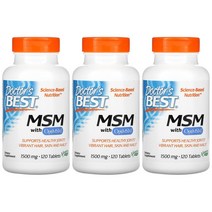 2+1 닥터스베스트 옵티 엠에스엠 식이유황 MSM 1500mg 함유 120정 OptiMSM