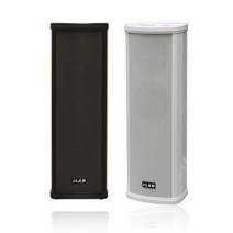 JLAB JPS 방수 컬럼스피커 벽걸이 공원 아파트 야외 안내방송 관공서 지하철 공장 수영장 루프탑 펜션, 4. JPS-104SR(40W) 1개, 블랙