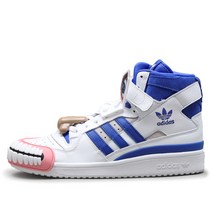 (국내매장판/AS가능) 아디다스 포럼 미드 팔리 화이트 블랙 남성 하이탑 운동화 GV7616 ATS