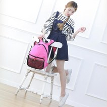 대학생 포인트 코디 시원한 메쉬포켓 백팩 도서관 수업용 강의용 스터디용 캠퍼스룩 캐쥬얼 통학용 20대