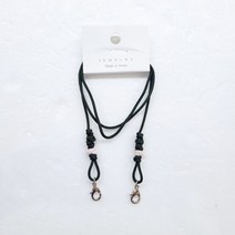 한국산 마스크 목걸이 줄 고리 스트랩 전통 매듭 분실방지 패션, 1개, 초록