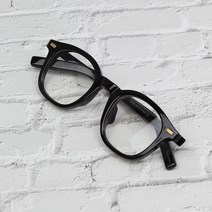 파피시엔젤 남자 여자 빈티지 사각 투명 뿔테안경