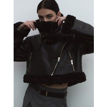 SY2C 부클 숏 무스탕 [black] Boucle Short Mustang