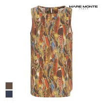 마레몬떼 멀티컬러 프린트 민소매 블라우스_M188MBL38P0