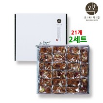 약밥 약식 수제 전통 떡집 영양약밥 국산 찹쌀 떡 대추 건포도 아침대용 간식 답례용 행사용 개별포장 선물세트 쇼핑백포함, 2세트, 1500g