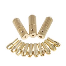 금속 드릴 척 콜릿 비트 10 개 세트 로터리 공구용 0.5-3.2mm 4.8mm 생크, 한개옵션0