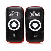 Fairtex Muay Thai MMA 킥복싱 트레이닝 커브 킥 패드 매우 두꺼운 (한 쌍), Standard