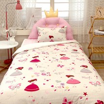 까나베나 발레리나 베이지 순면 여아 공주 간절기이불