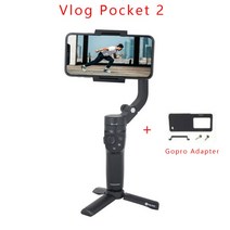 Gimbal 짐벌 촬영 feiyu tech vimble 2s vlog pocket 2 3축 짐벌 스마트폰 안정제 확장 가능한 dji osmo 2 zhiyun q2 4용 가성비, 브이로그 포켓 2