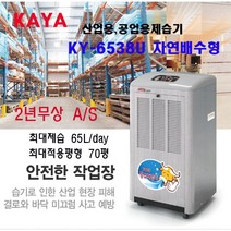가야 블루칩 물소제습기 업소용 KY-6538U 자연배수형 65리터 산업용 공장 창고 70평형, 자연배수형 KY-6538U