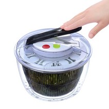 동결 건조기 냉동 진공 냉풍 제습 건조기 주방 식품 도구 야채 탈수기 야채 과일 샐러드 스피너 과일 세척 깨끗한 바구니 보관, 01 라이트 그레이