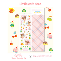 솜솜소소 little cafe deco 칼선 스티커 씰스