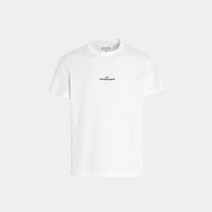 메종 마르지엘라 명품당출남성마르지엘라 23FW 리버스로고 화이트 반팔 S30GC0701 S22816 994