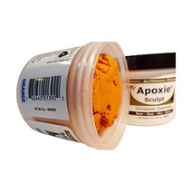 Apoxie Sculpt 0.5kg 1파운드 오렌지 2 파트 모델링 컴파운드 A & B