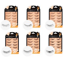 [이라운드몰]sby 다이아몬드래쉬 인조속눈썹 투명라인 오렌지 시리즈 6종 택1, no.202, 옵션선택