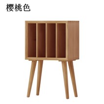 북유럽 수납장 거실 원목 LP판정리 텐테이블장 책꼿이 심플 모던 인테리어, 체리 45x35x76