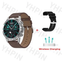 스마트워치 남녀공용 NFC 럭셔리 기계식 스타일 스포츠 GPS 트래커 피트니스 팔찌 손목워치 DT70 +, 2.Original SL Brown