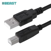 샵비스트 [USB2.0] AM-BM USB 프린터케이블, 1.8m, 1개