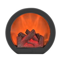 가정용 침실 장식용 LED 조명 벽난로 램프 크리스마스 분위기 LED 랜턴 휴대용 조명 불꽃 없는 벽난로 램프, d USB